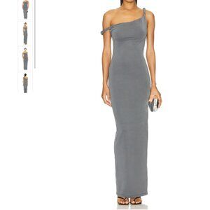 Good American Twist Shoulder Maxi Dress